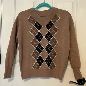 Checkered Brown/Black Sweater